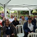 The attentive audience with G4CCZ and G3FPQ in the middle
