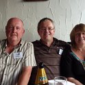 Peter G8BCG, Trev G3ZYY and Trish G4KYY, Trev's XYL.