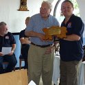 Treve presenting an award to Bill W3XO.
