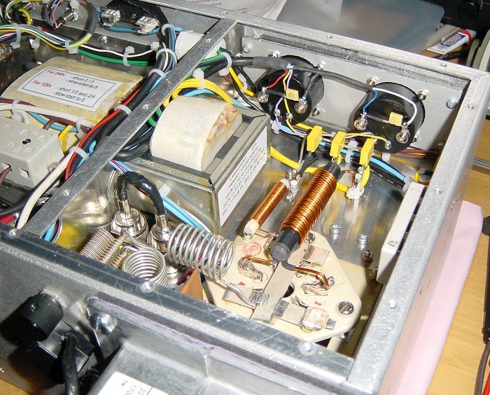 The finished cathode compartment -from the back
