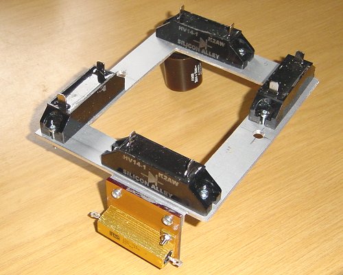 The HT bridge rectifier and 47 ohm HT resistor